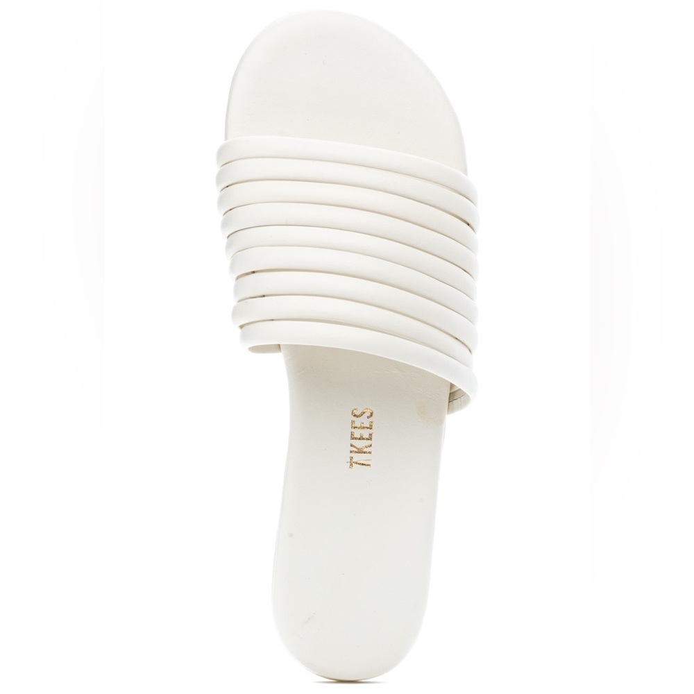 Tkees Caro Sandal in white  size 7
